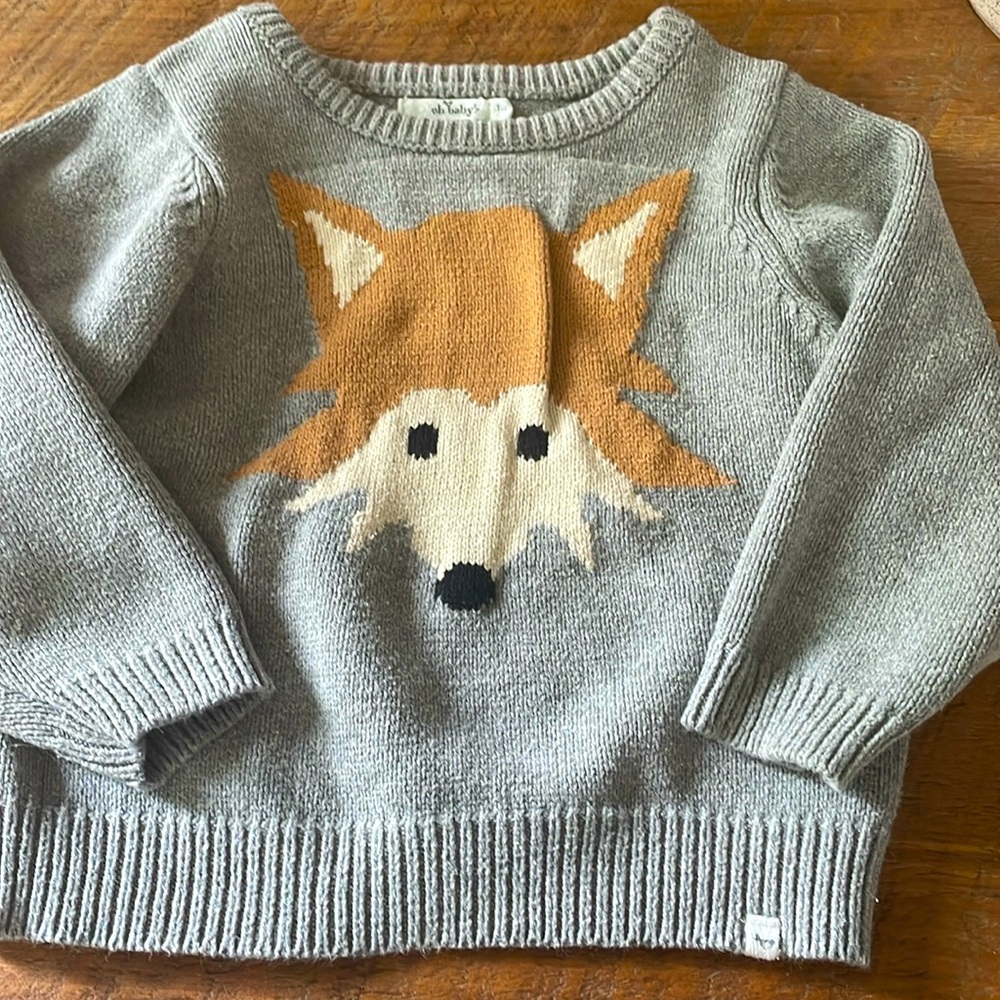 Oh Baby Fox sweater